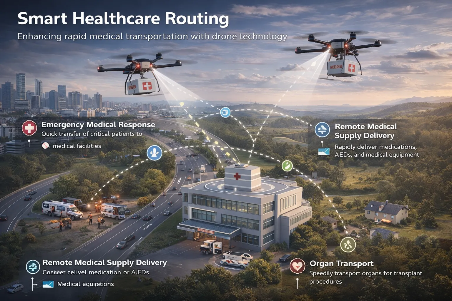 Smart healthcare routing